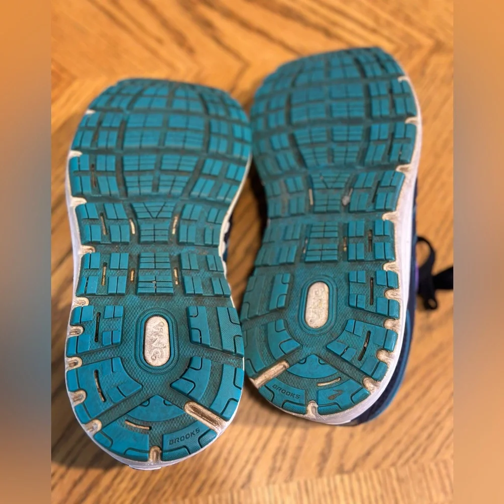 Brooks Women's Addiction 13 Sneakers - Navy, Teal, and Purple - Picture 7 of 8